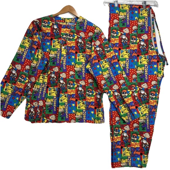 The Unbranded Brand Other - VTG Rugrats Lounge Pajama Pants Sz Medium   Set drawstring's  See‎ Measurements
